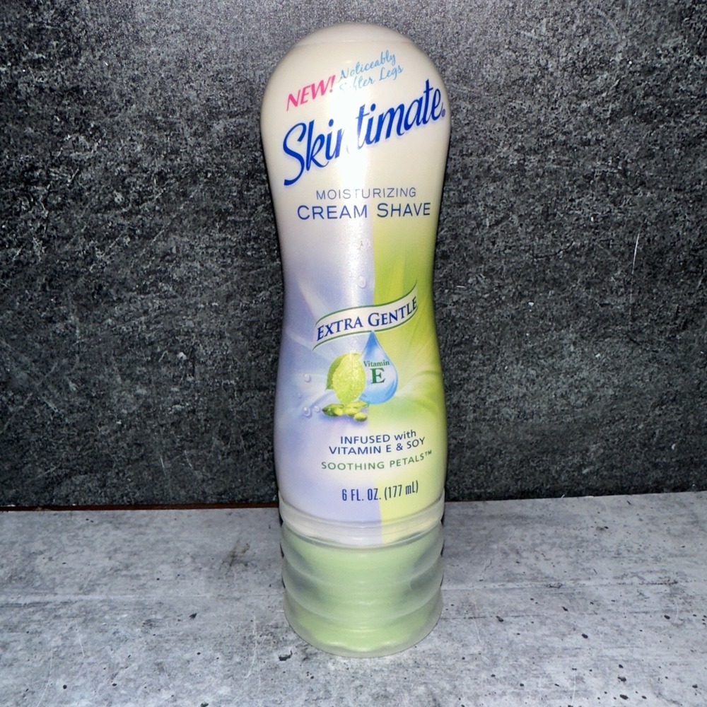 Skintimate Cream Shave SOOTHING PETALS Extra Gentle 6 oz VITAMIN E Discontinued
